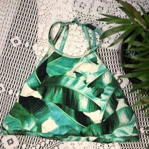 Palm tree bikini top